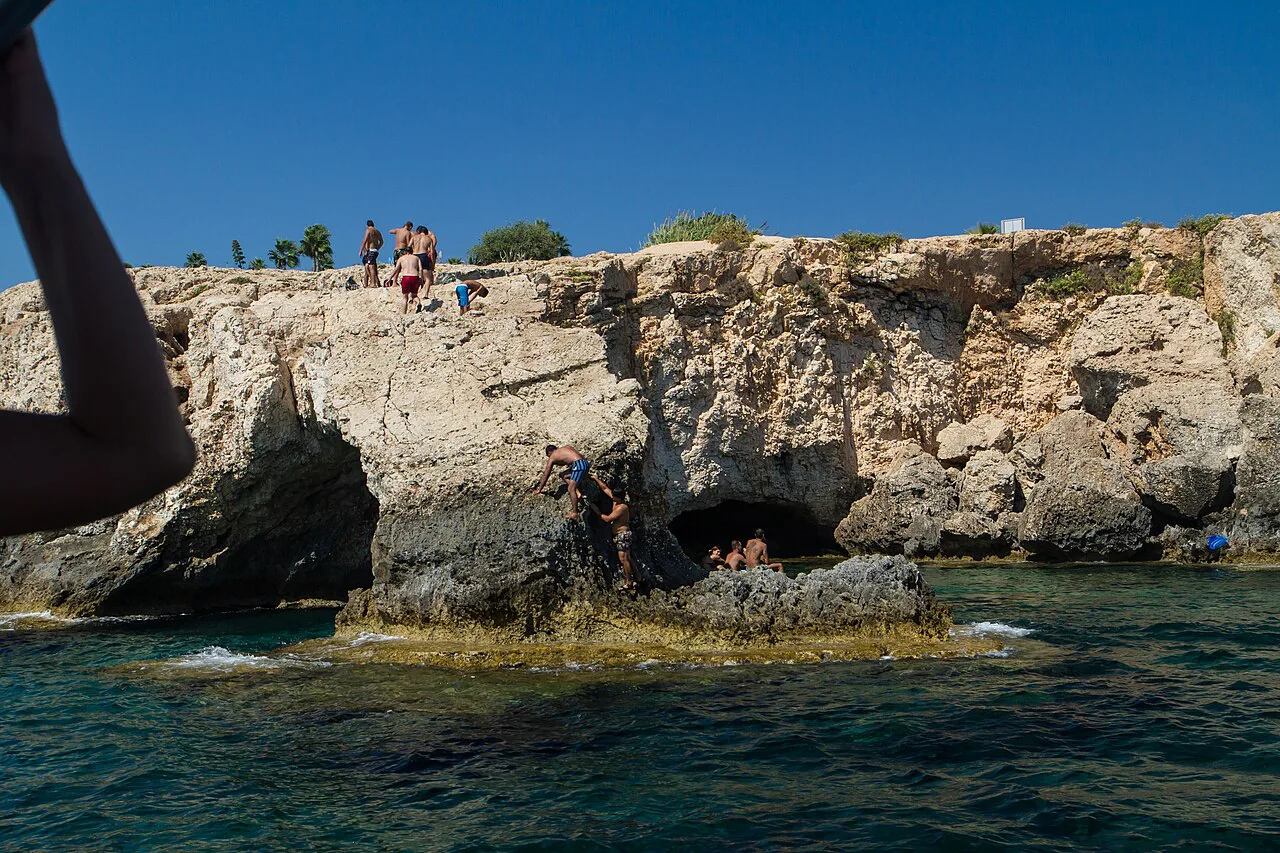 Rocky coast at Kryou Nerou, Ayia Napa.