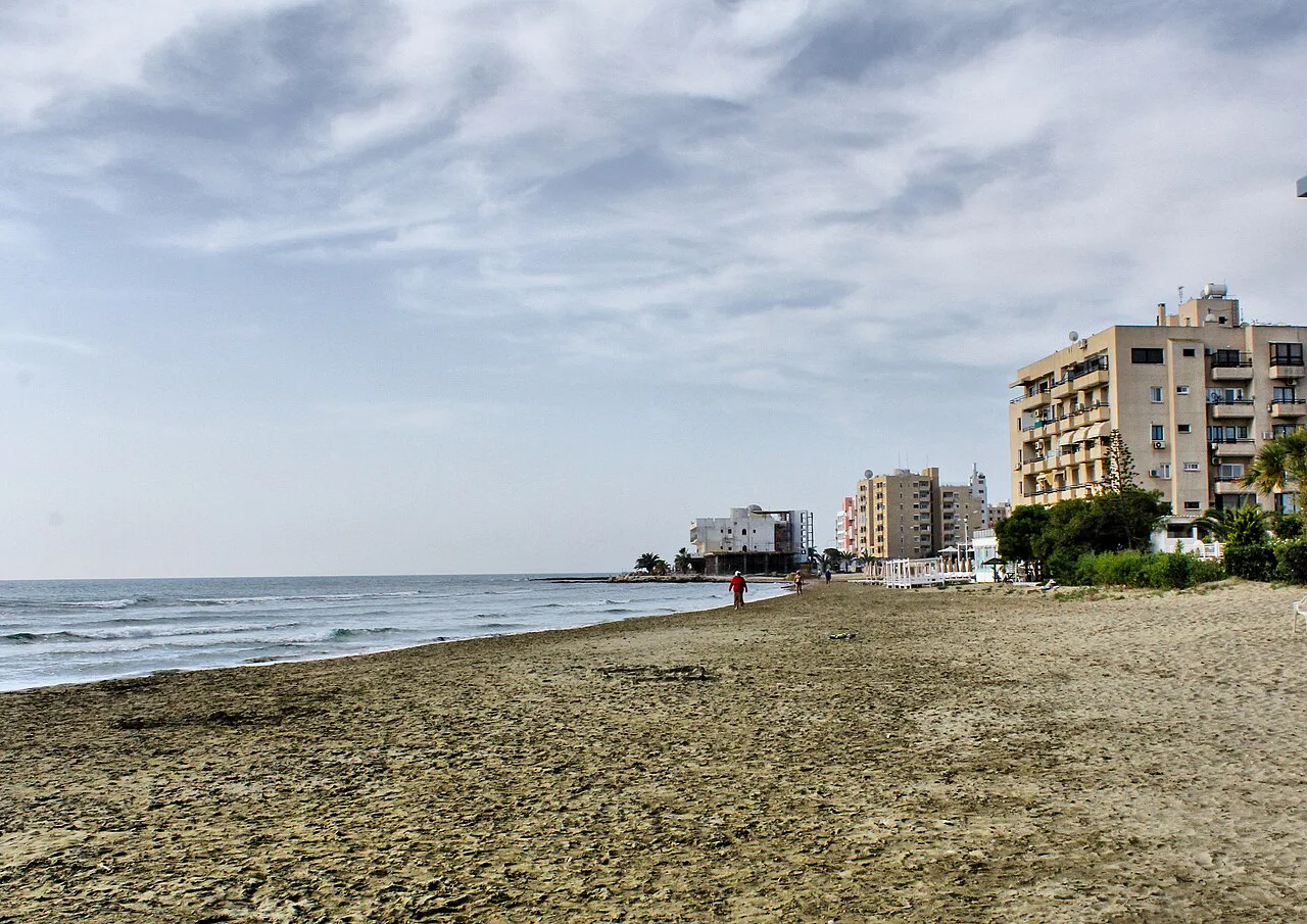 Beach at Mackenzie, Larnaca.
