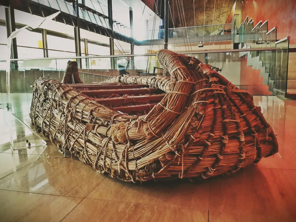 A boat on display in the Ayia Napa museum.