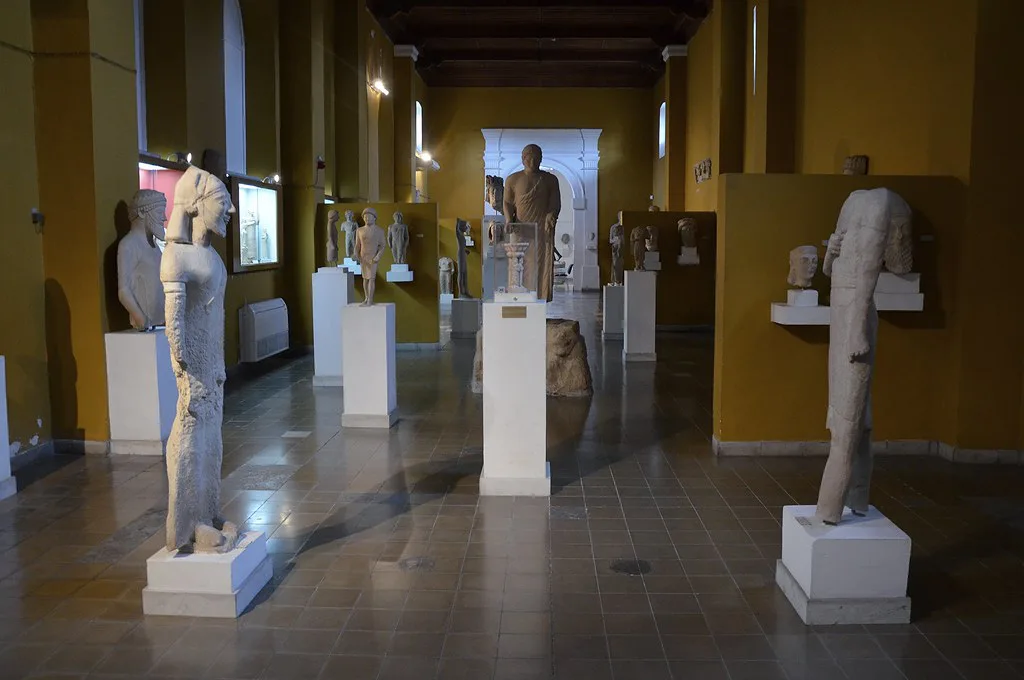 Hall of the sculptures, Cyprus Museum, Nicosia.