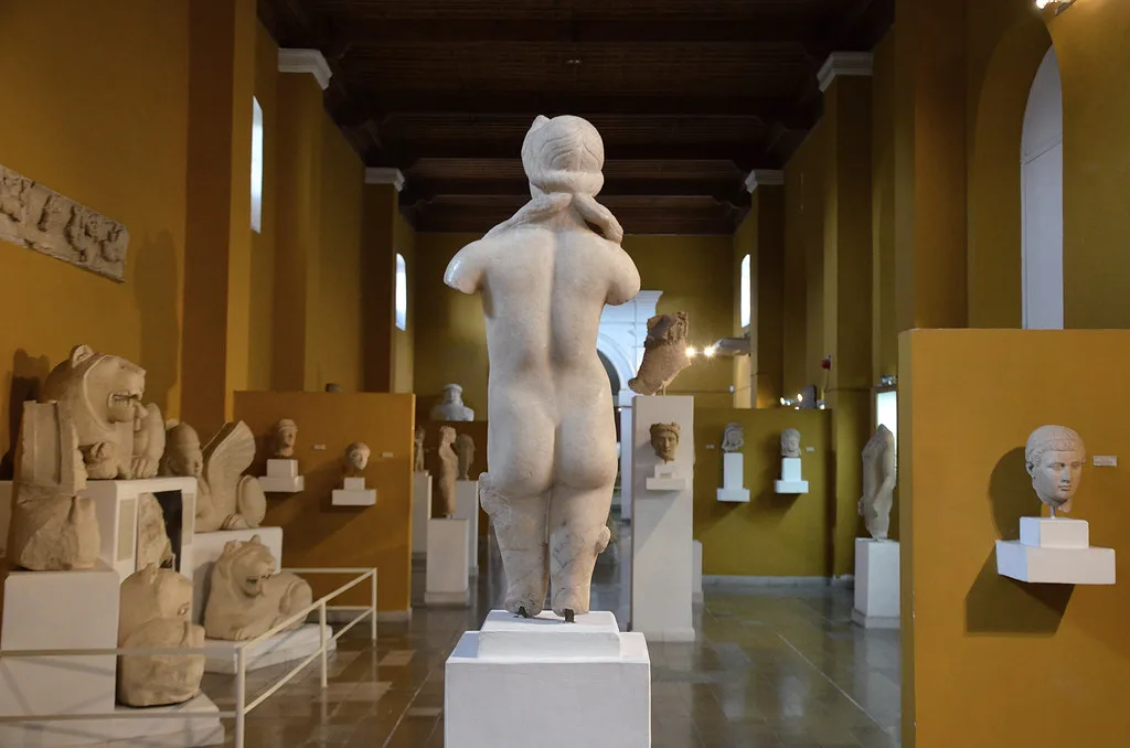 Hall of the sculptures, Cyprus Museum, Nicosia.