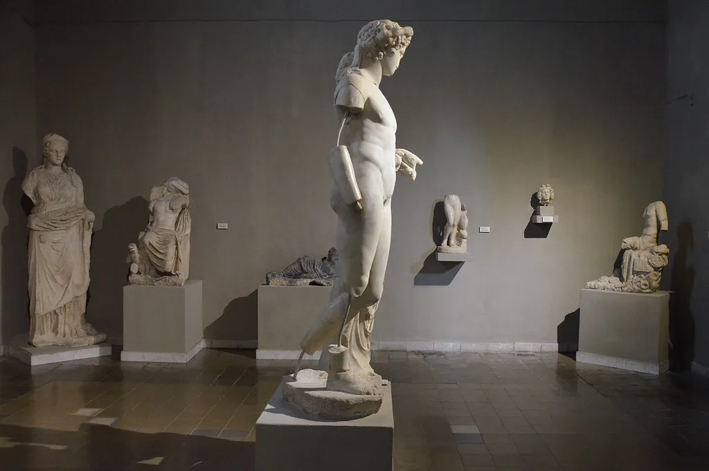 Sculptures in the Cyprus Museum, Nicosia.
