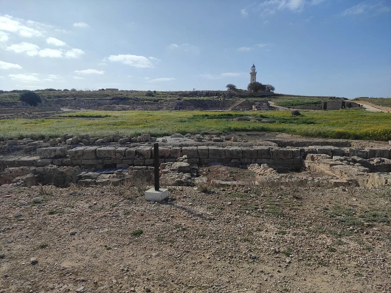 The agora in Kato Paphos Archaeological Park.