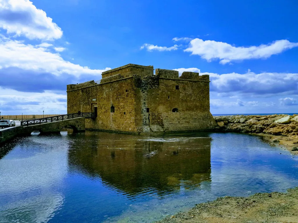 Paphos Castle beside the harbour.