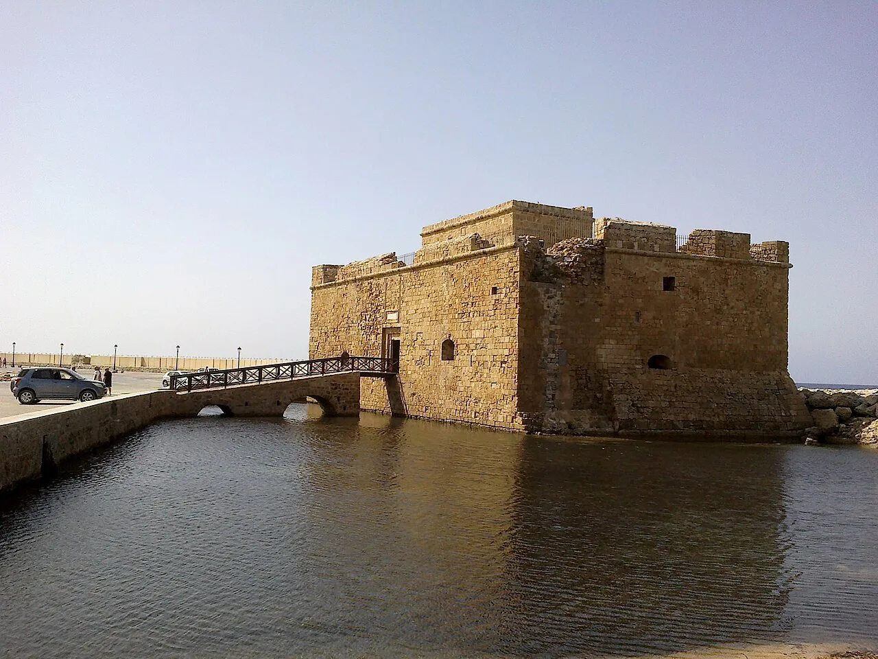 Paphos Medieval Fort at the harbour.