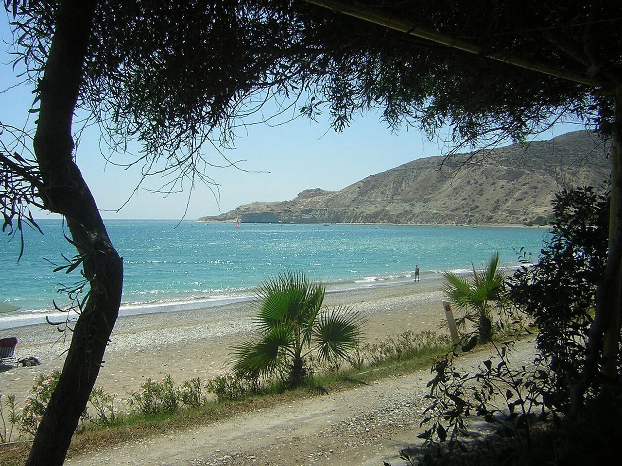 Pissouri beach.