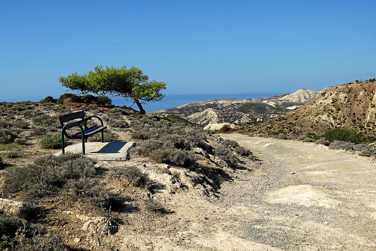 Coastal path near Pissouri.
