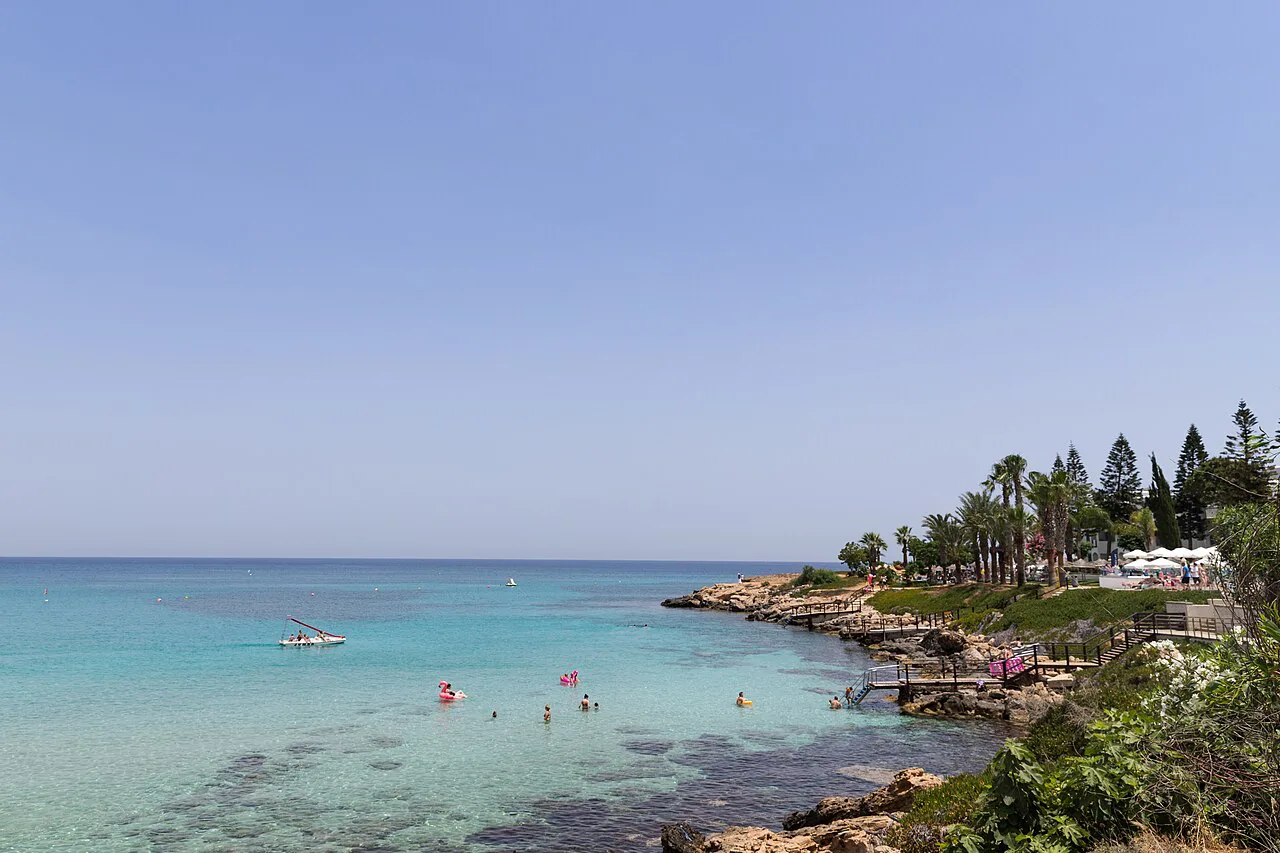 Fig Tree Bay shoreline, Protaras.