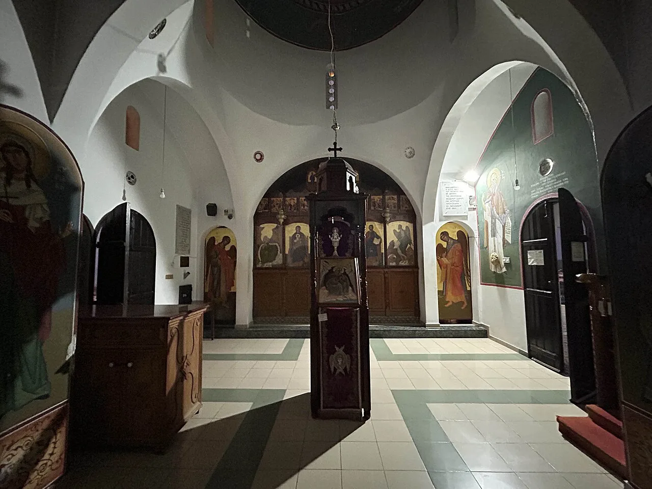 Interior of the Church of Prophet Elijah, Protaras.