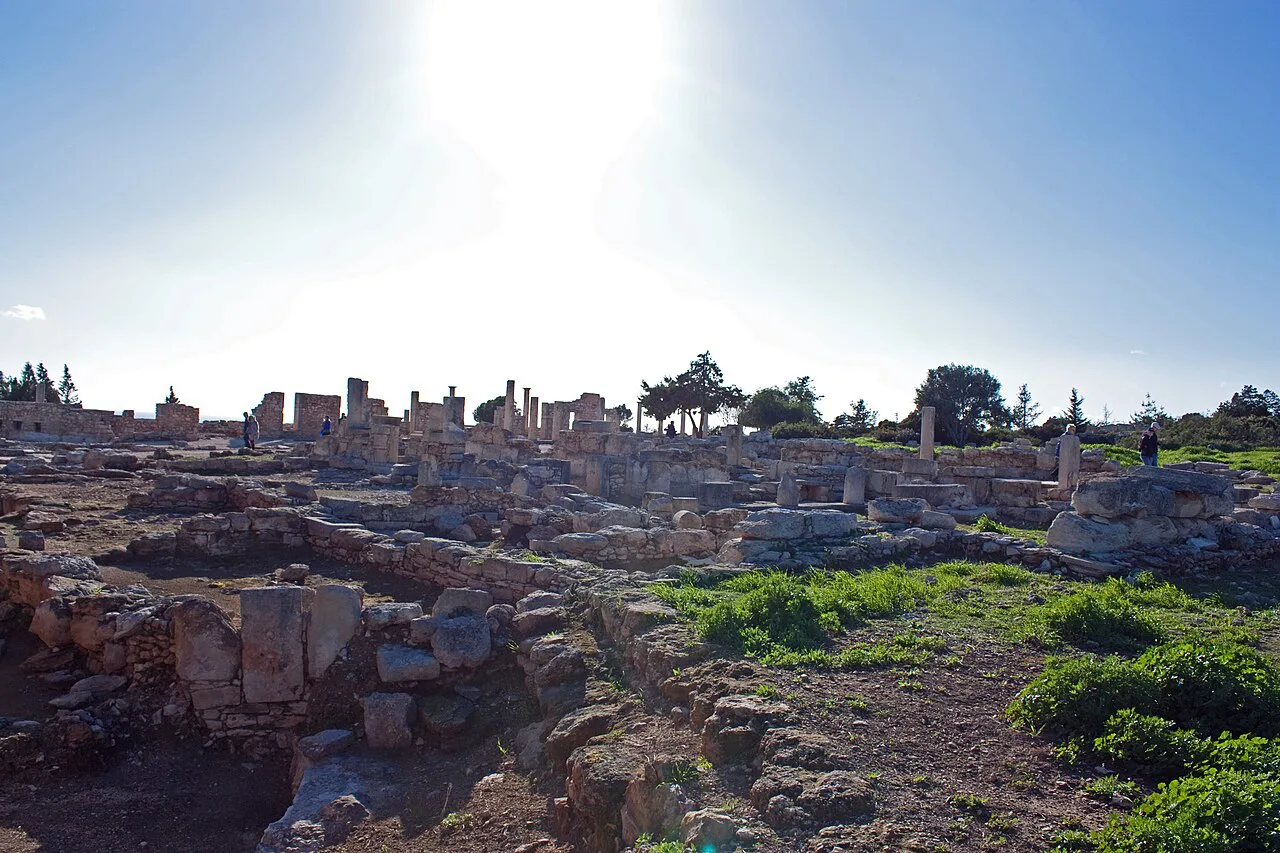 Altar precinct of the Sanctuary of Apollo Hylates, Kourion.