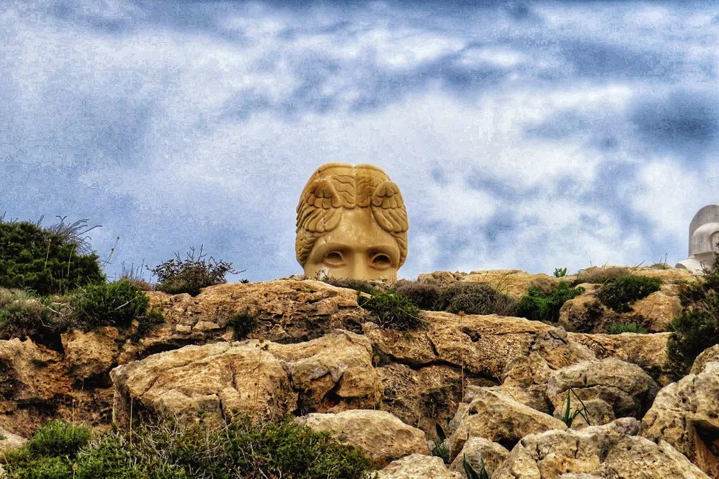 A sculpture at Ayia Napa Sculpture Park.