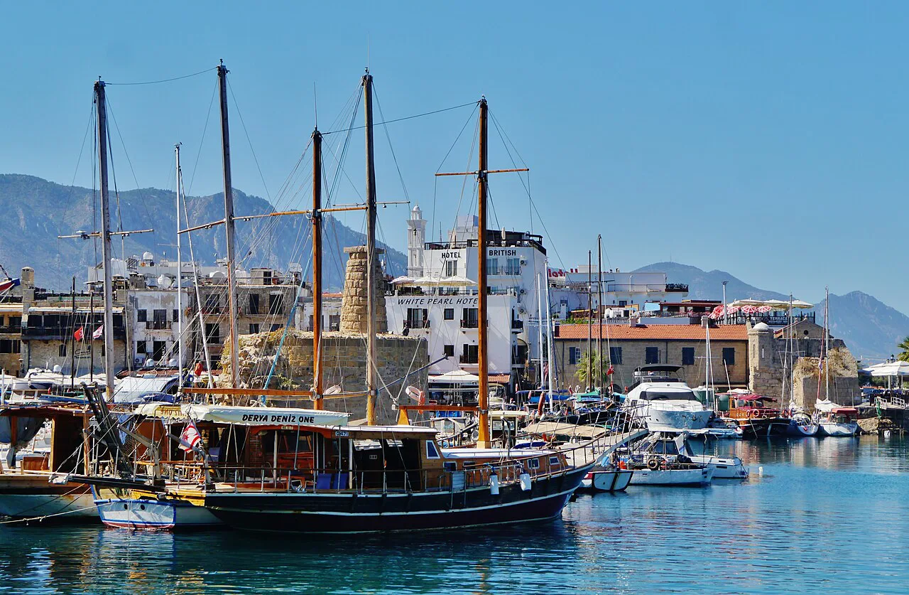 Boats in Kyrenia harbour.