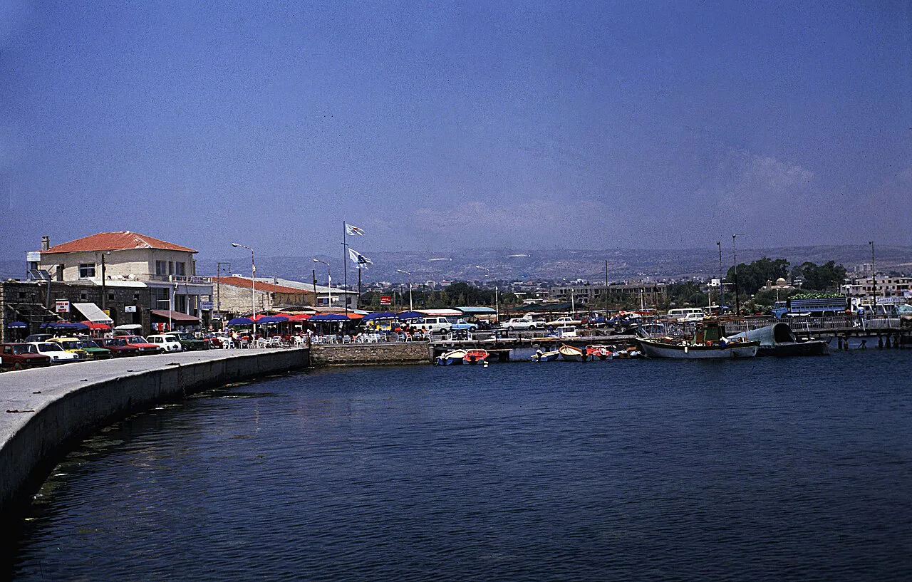 Kato Paphos harbour.