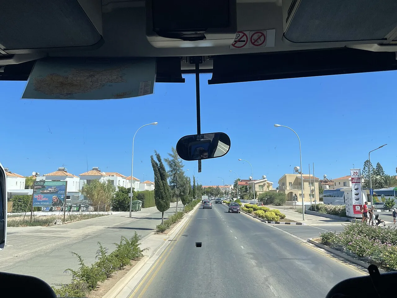 Leoforos Protara-Kavo Gkreko street in Pernera, Protaras.
