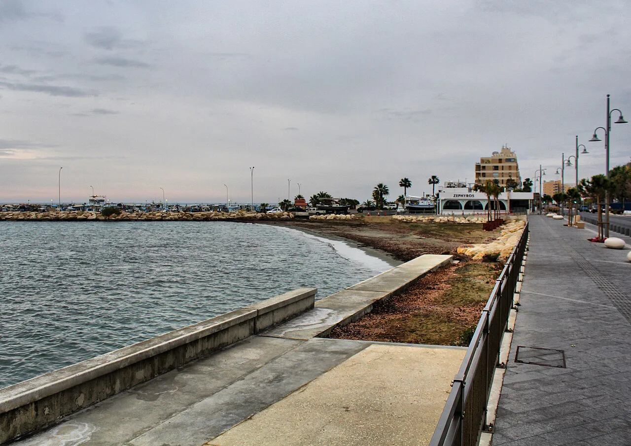 Seafront at Skala, Larnaca.