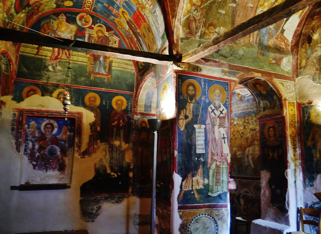 Frescoes in the Church of St Nicholas of the Roof, Kakopetria.