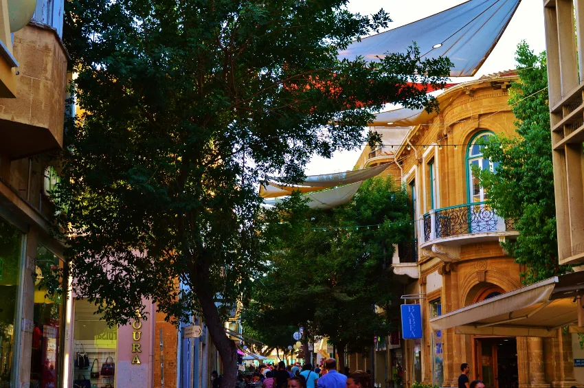 Ledra Street in the afternoon, Nicosia.