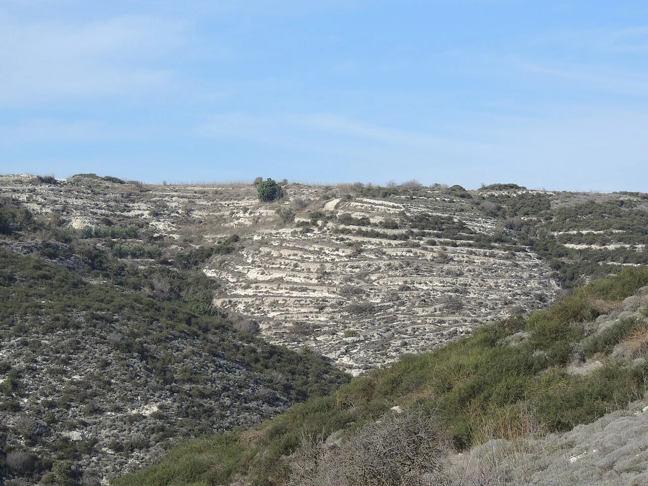 Hillside landscape near Tsada.