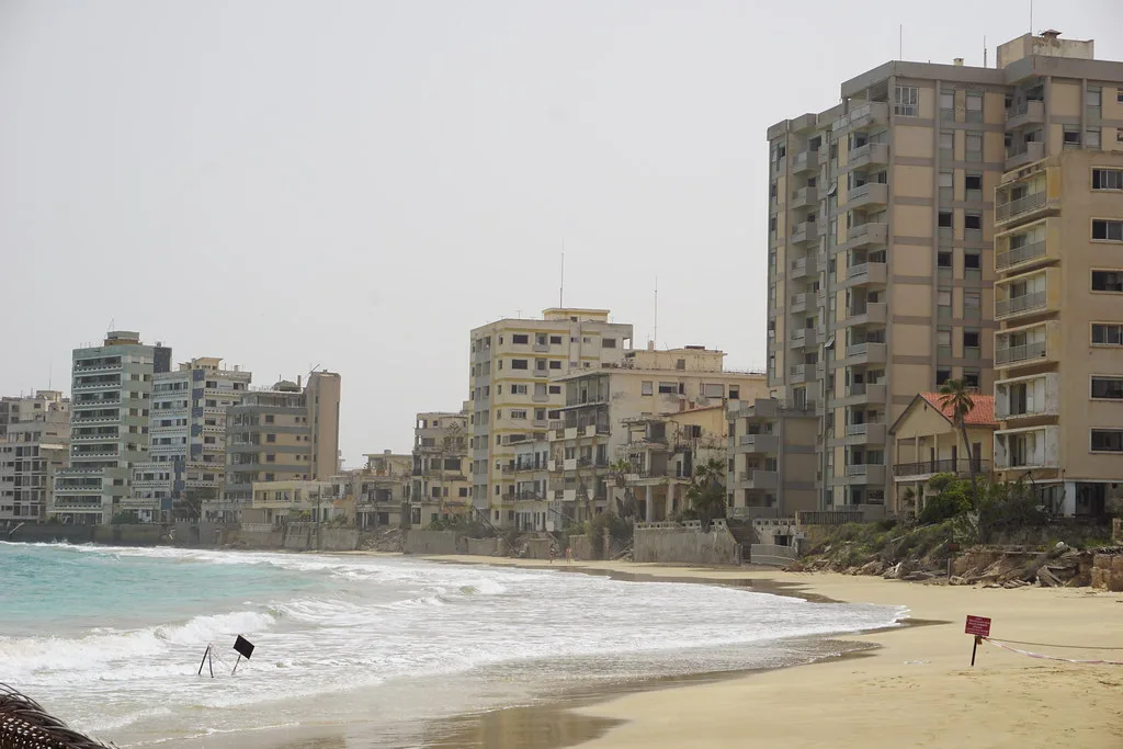 Varosha Beach in Famagusta.
