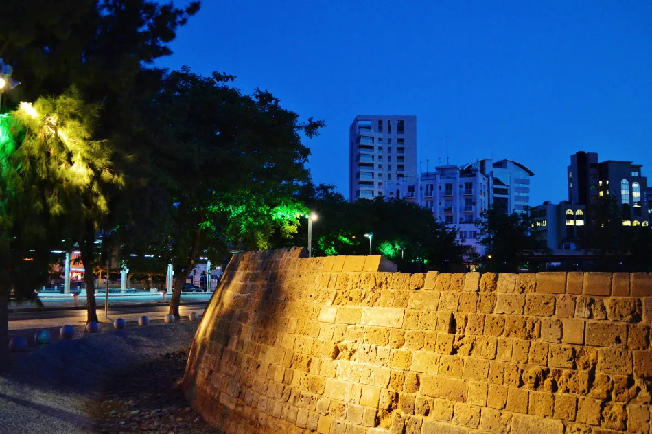 Venetian wall near Solomos Square, Nicosia.