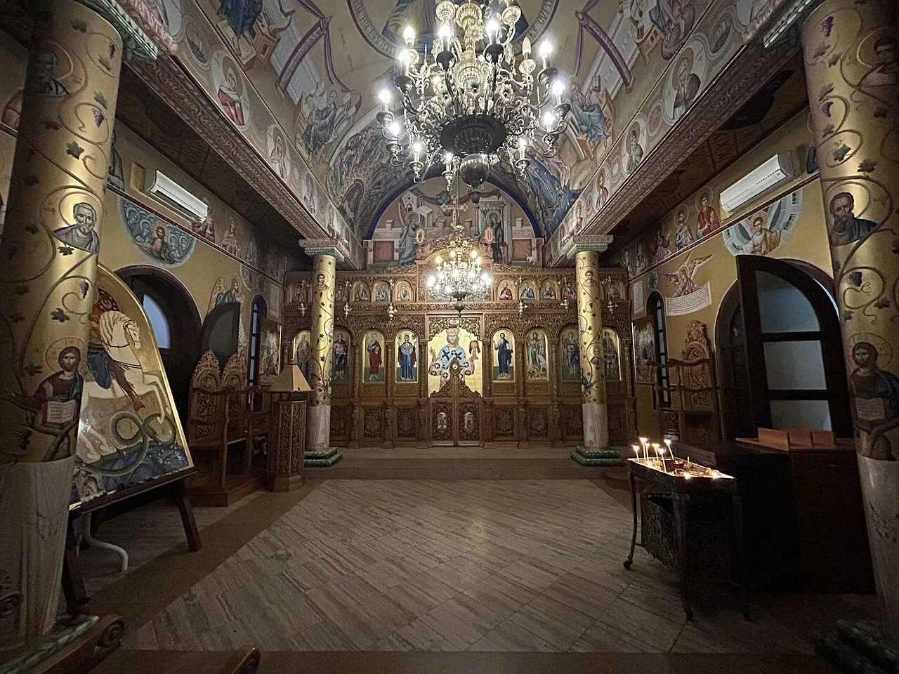Interior of the Chapel of Saint George, Ayia Napa.